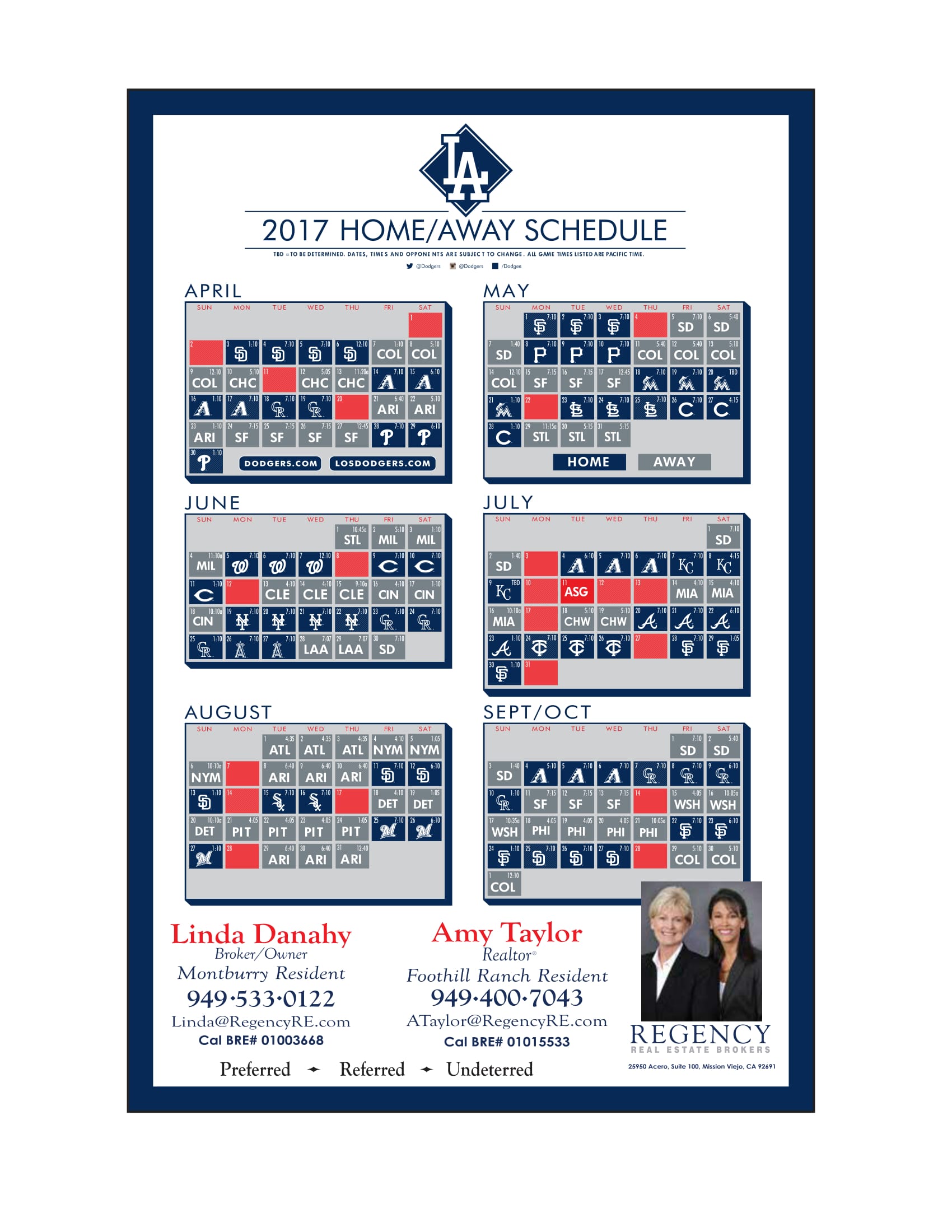 Printing Baseball Schedule Postcards
